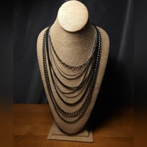 Chloe + Isabel Layered Multi-Chain Long Statement Necklace